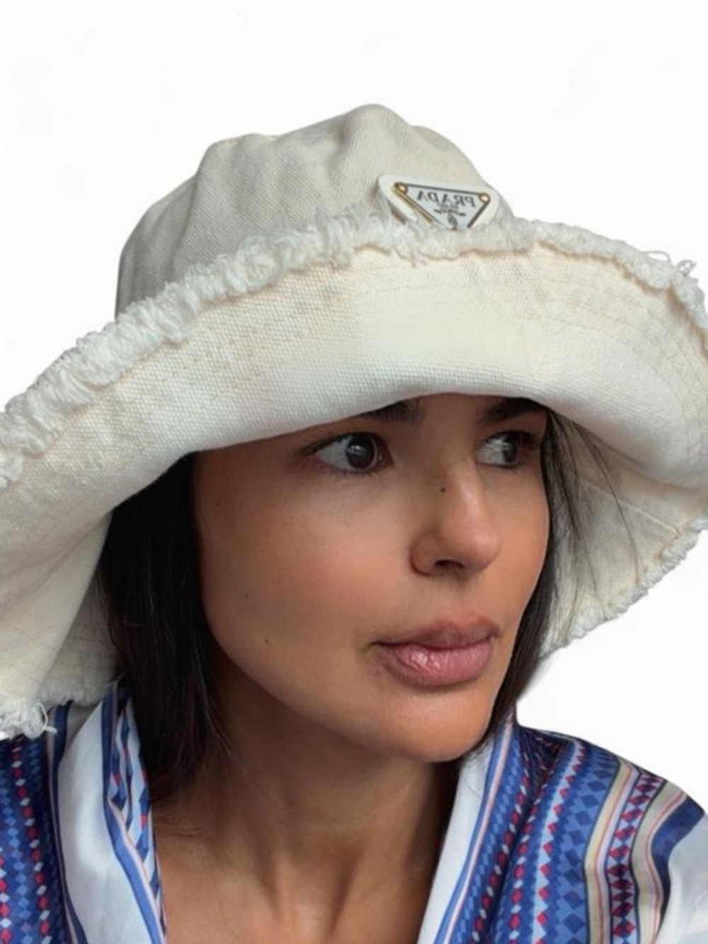 Never worn Frayed-Edge Bucket Hat